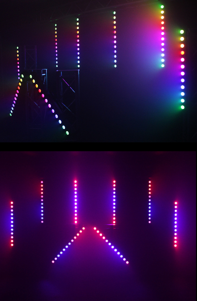 Pixel Strom RGB Batten array